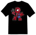 Spidey Merc cartoon character funny Tee shirt black or white