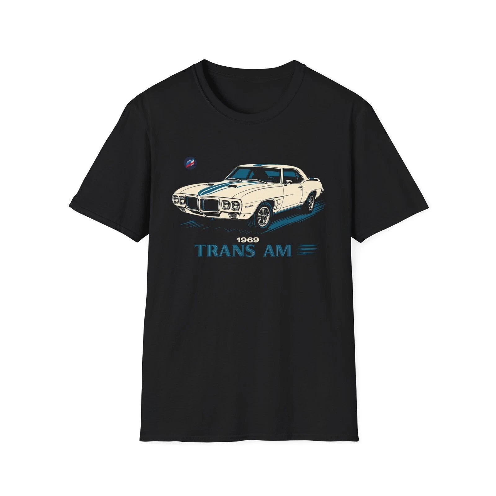 1969 Trans Am Shirt – White Classic Muscle Car Graphic Tee Pontiac
