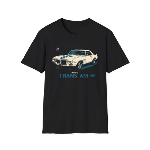 1969 Trans Am Shirt – White Classic Muscle Car Graphic Tee Pontiac