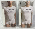 ALFANI Lot of 2 Men's XXL 4-Pack Slim-Fit Solid Cotton Undershirts 8 Total NWT
