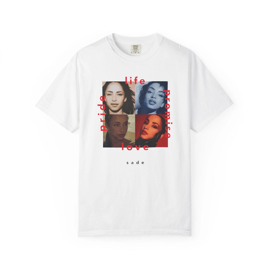 Sade Life Promise Love Pride Tee Shirt Vintage 90s Pop R&B