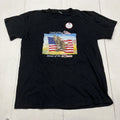 Custom Graphic Black “ Land of the free” T-Shirt Men’s Size Large NEW
