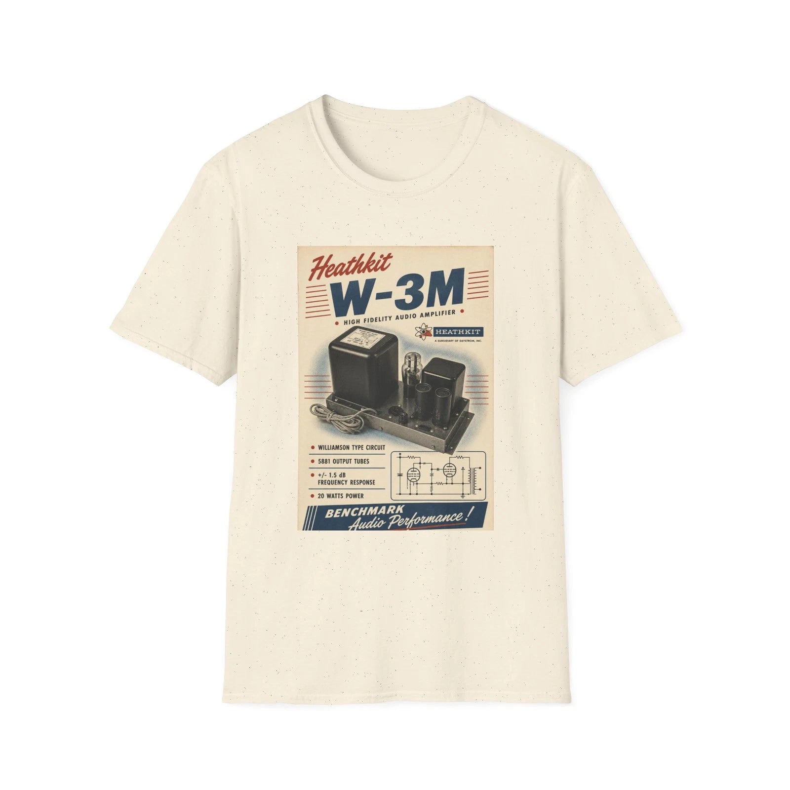 Heathkit W-3M Audio Amplifier engineering humor vintage T-Shirt