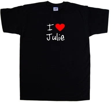 I Love Heart Julie T-Shirt