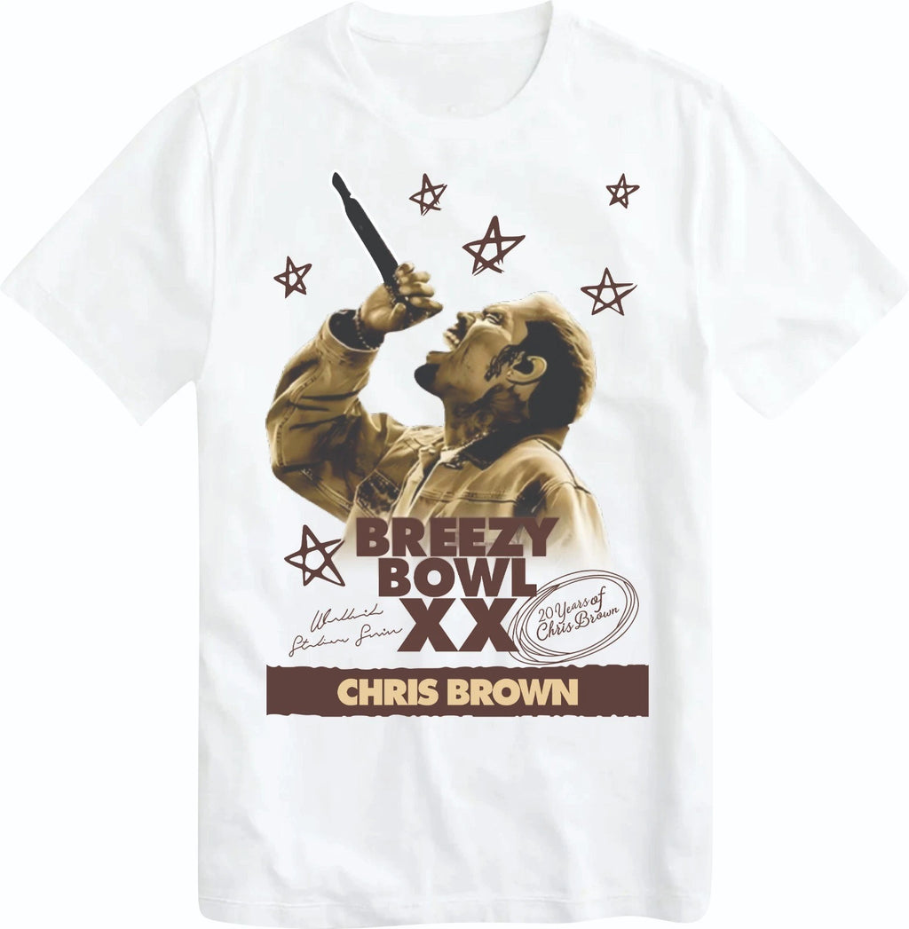 Breezy Bowl Chris Brown T-Shirt Tee Top
