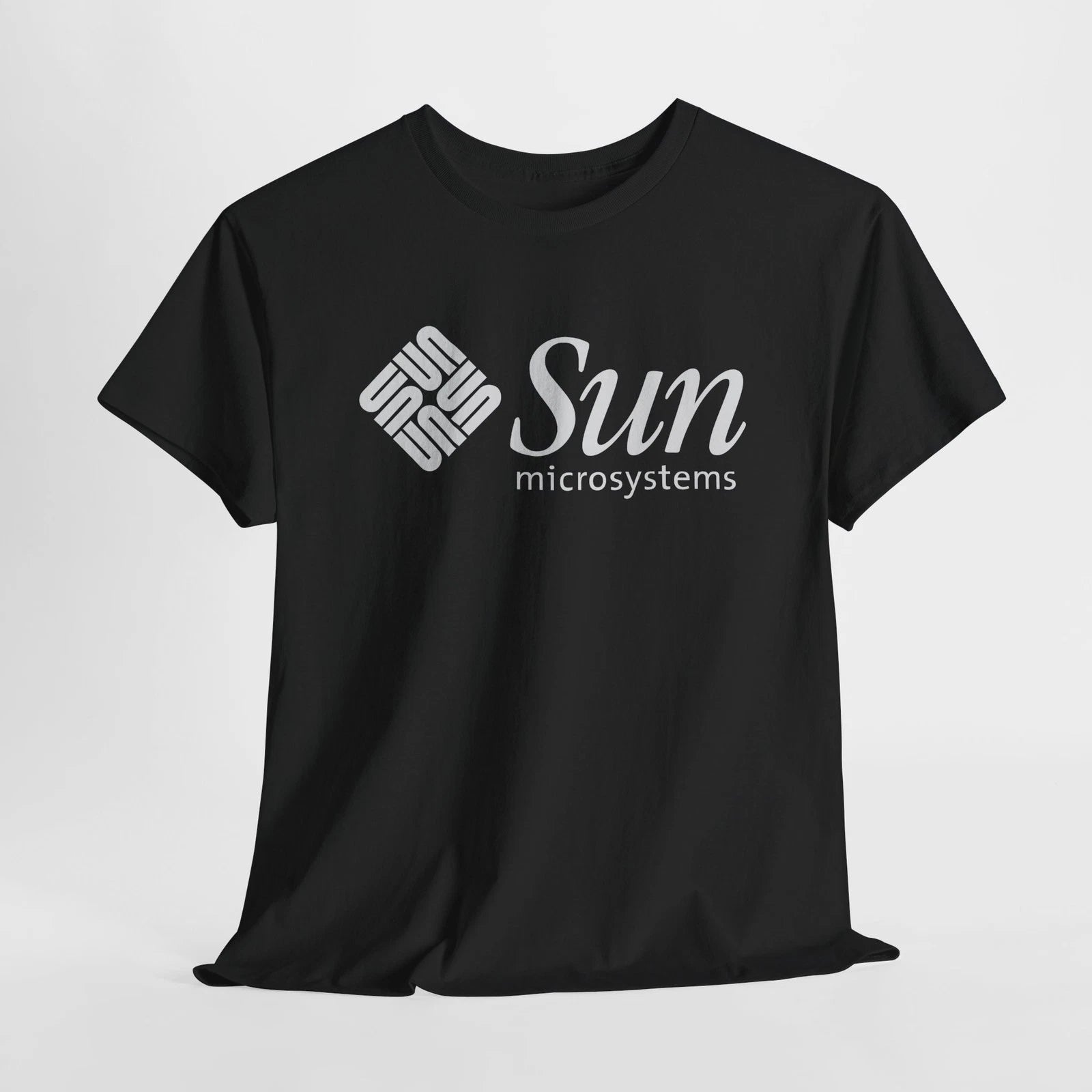 Sun Microsystems Vintage Logo Computer Geek Graphic Tee Charcoal T-Shirt S-5XL