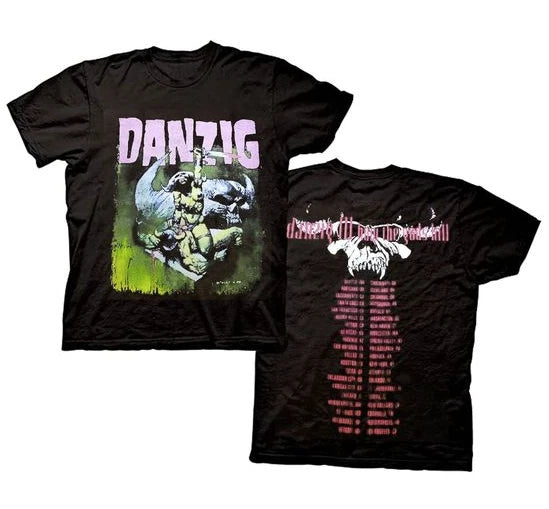 Vintage Wash Danzig Band Tour Two Sides Shirt