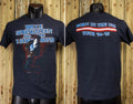 Vintage Bruce Springsteen Born In The USA Tour Concert T Shirt Black