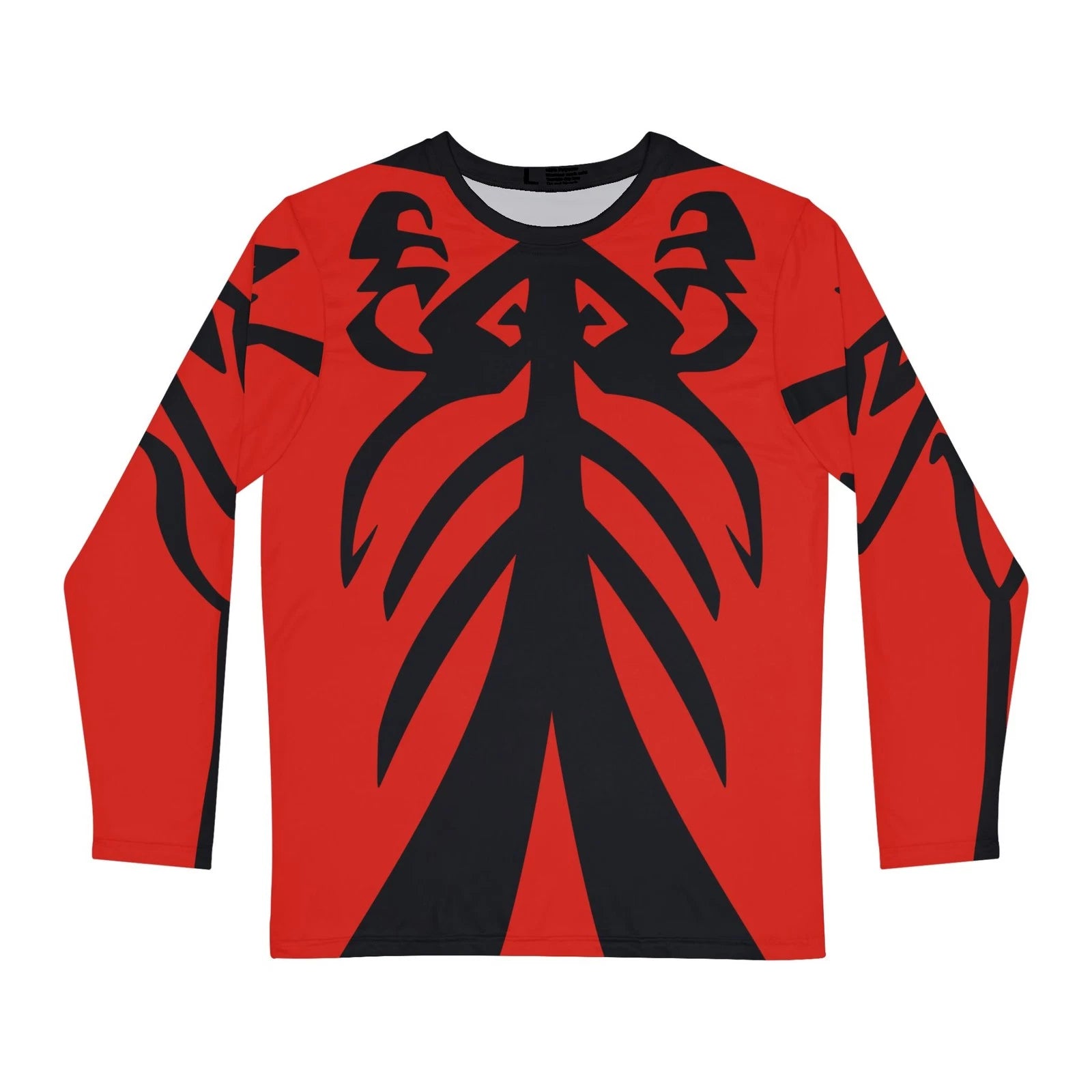 Darth Maul Men's Long Sleeve Shirt Uniform Costume Tattoo