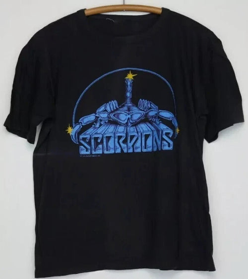 1979 Scorpions Lovedrive T-Shirt Unisex Vintage Black Cotton Tee