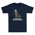 Government Conspiracy Funny Tin Foil Hat Cat Meme Quote Vintage Men's T-Shirt