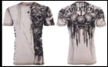 $58 AFFLICTION Sand Black WALKING DEAD Short Sleeve Slim Fit  T-shirt NWT