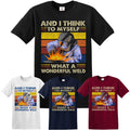Retro Welder And I Think To Myself What A Wonderful Weld Funny Men's T-Shirt Top