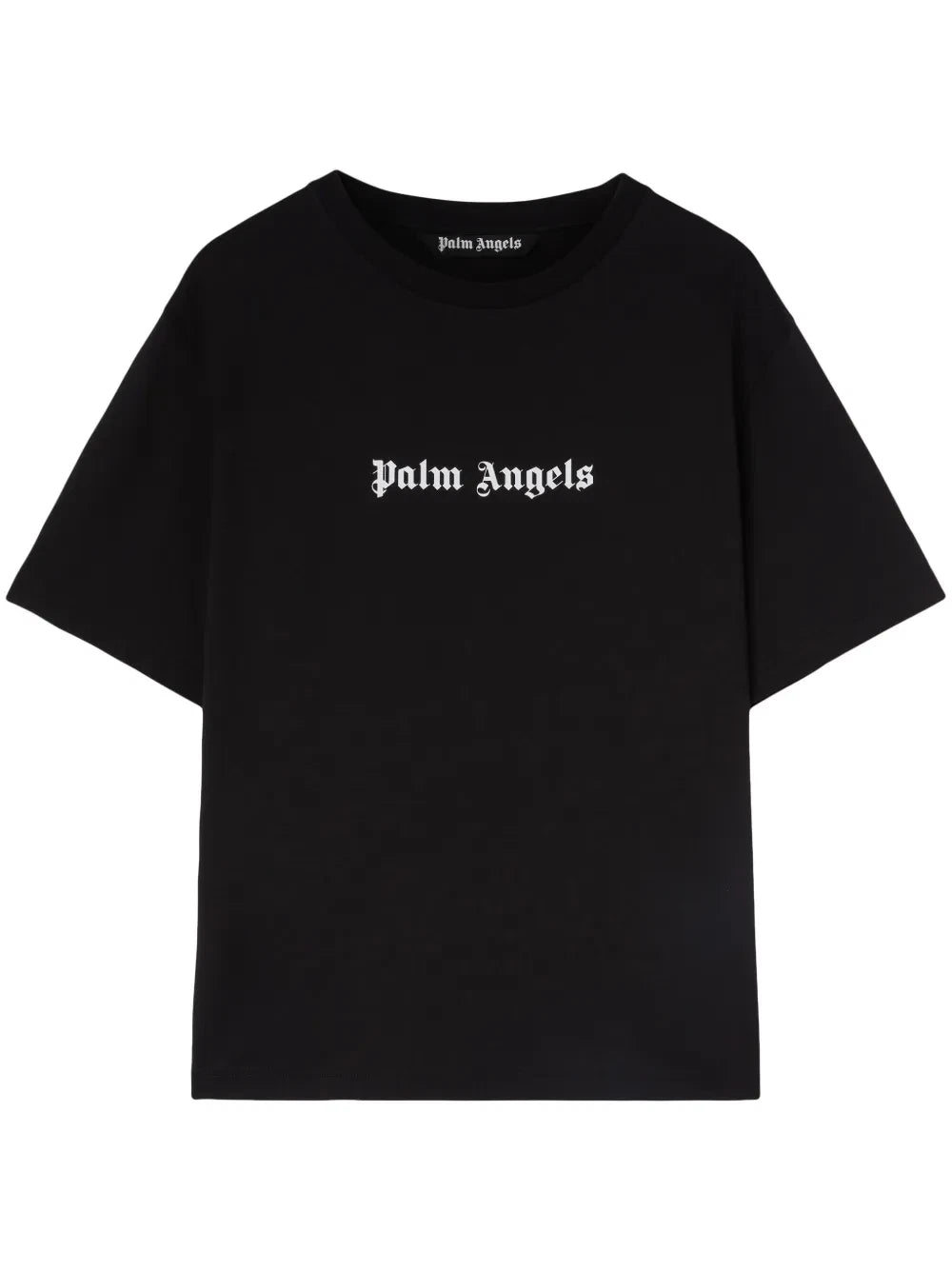 Palm Angels Logo slim Fit Cotton Graphic Black T-Shirt