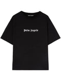 Palm Angels Logo slim Fit Cotton Graphic Black T-Shirt
