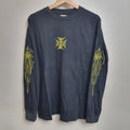 Vintage West Coast Choppers Cross Biker T-shirt Large Surfers Craze Long Sleeve