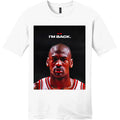 NEW Art Society MJ AIR 23 IM BACK WHITE Tee Shirt SMALL-6XLARGE MADE IN USA
