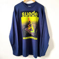 Vintage 1996 Suede "Coming Up" Tour Long Sleeve Tee Reprint