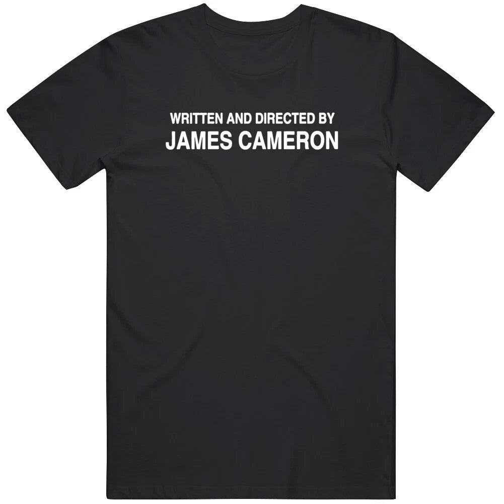 Directed By James Cameron Movie Fan T Shirt
