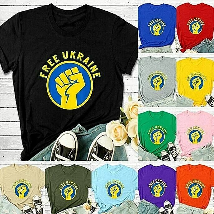 Ukraine Mens Womens T-shirt Free Ukraine Distressed Ukraine Flag Pride Patriot