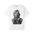 Retro Marilyn Monroe Pinup Girl Finger Gesture T-Shirt | Noir Red Accent