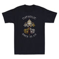 Roman Catholic since 33 AD Church Holy See Vintage Men's Short Sleeve T-Shirt
