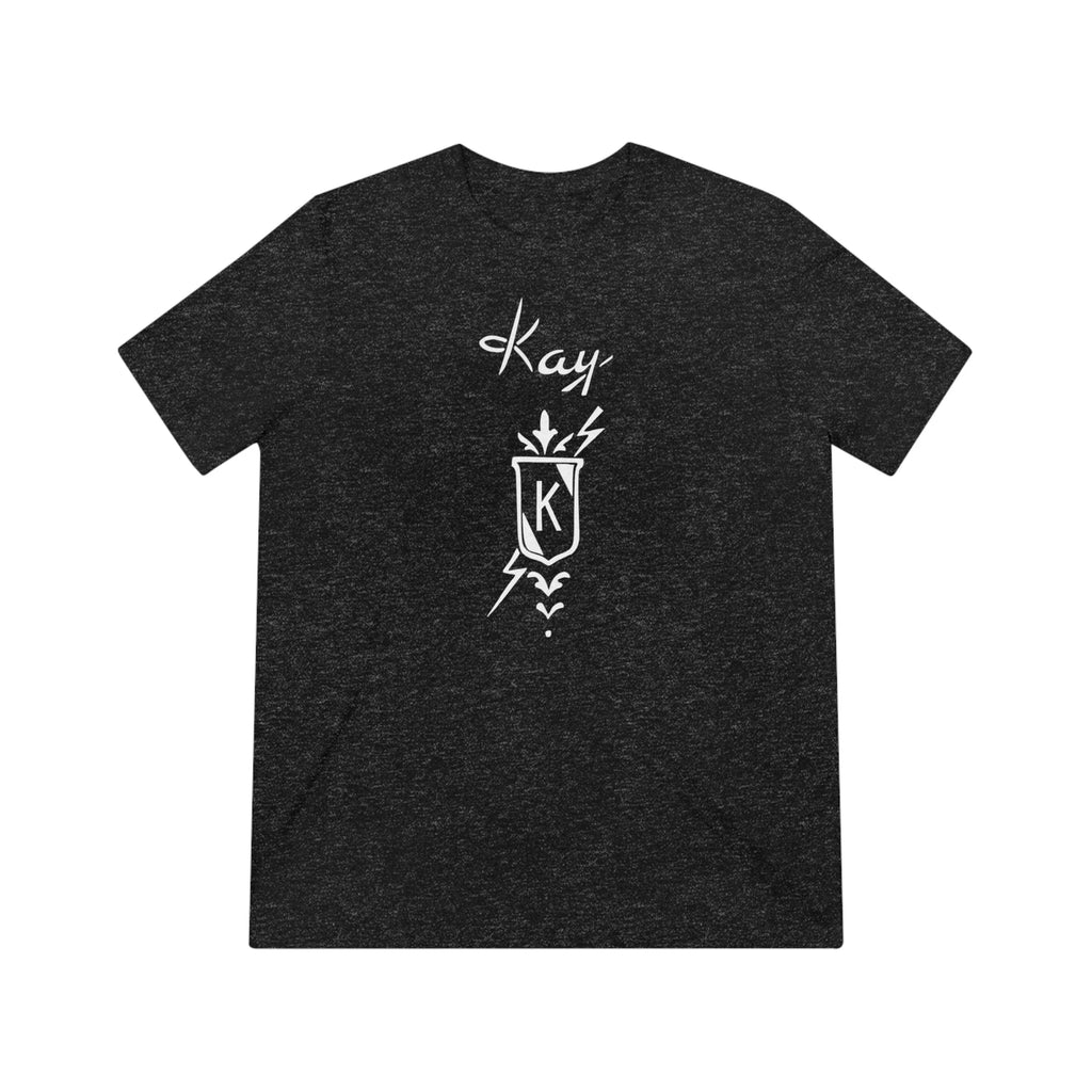 K-161 Kay Thin Twin Jimmy Reed Guitar Headstock Vintage Emblem Triblend T-Shirt