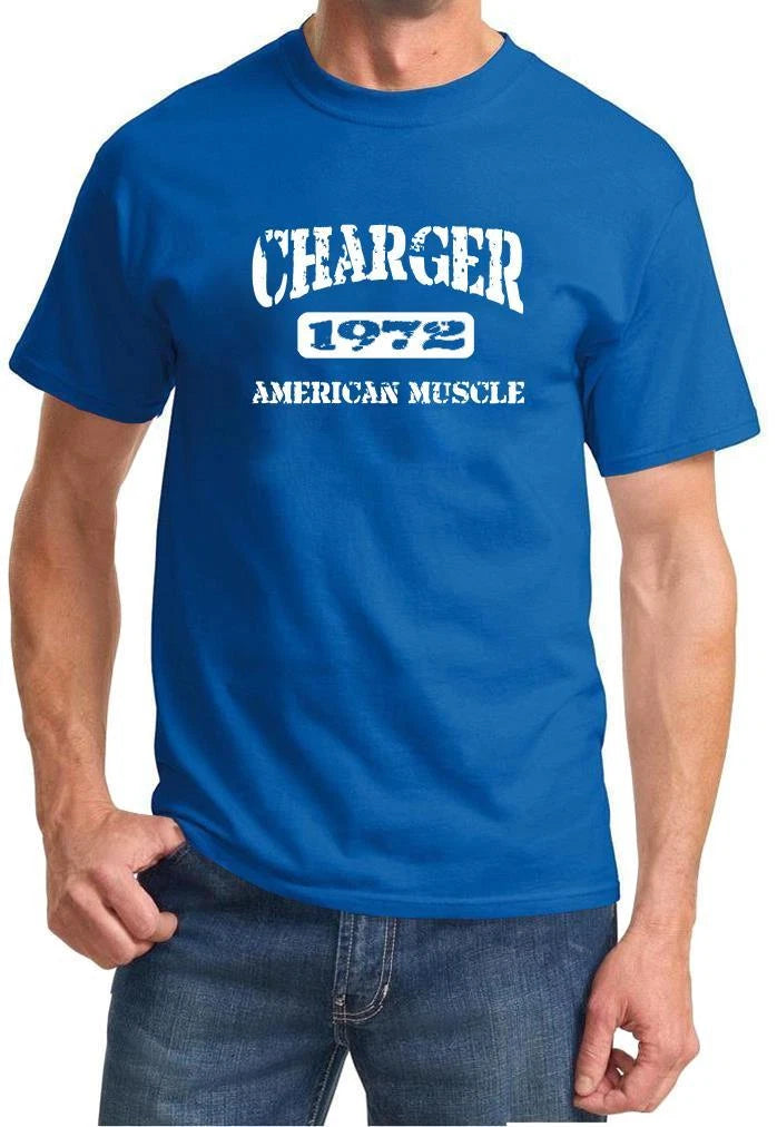 1972 Charger American Muscle Car Classic Design Tshirt NEW