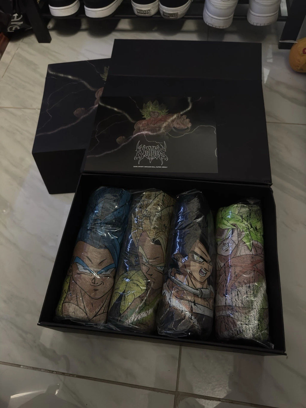 Darc Sport Broly Vs Gogeta T-Shirt Box Set Size L Limited Edition Drop