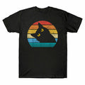 New Cats Vintage Tee Kitty Black Men's Cat Style Lover T-Shirt Cute Retro Gift
