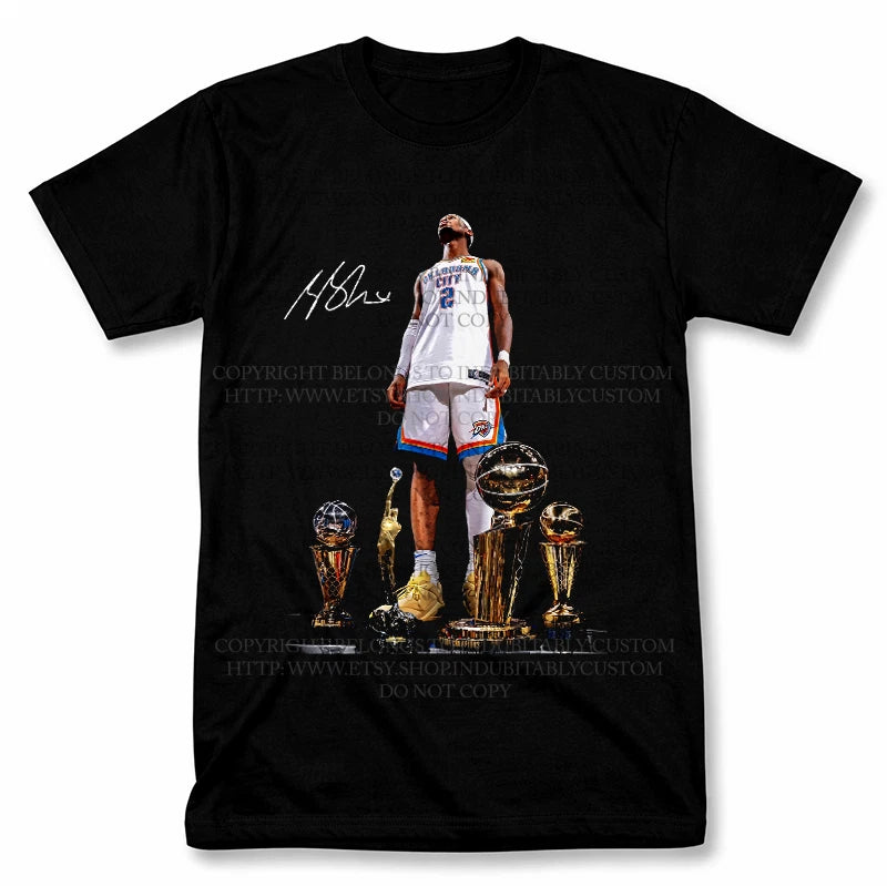 Shai Gilgeous-Alexander SGA MVP OKC Graphic T Shirt Vintage Style Tee