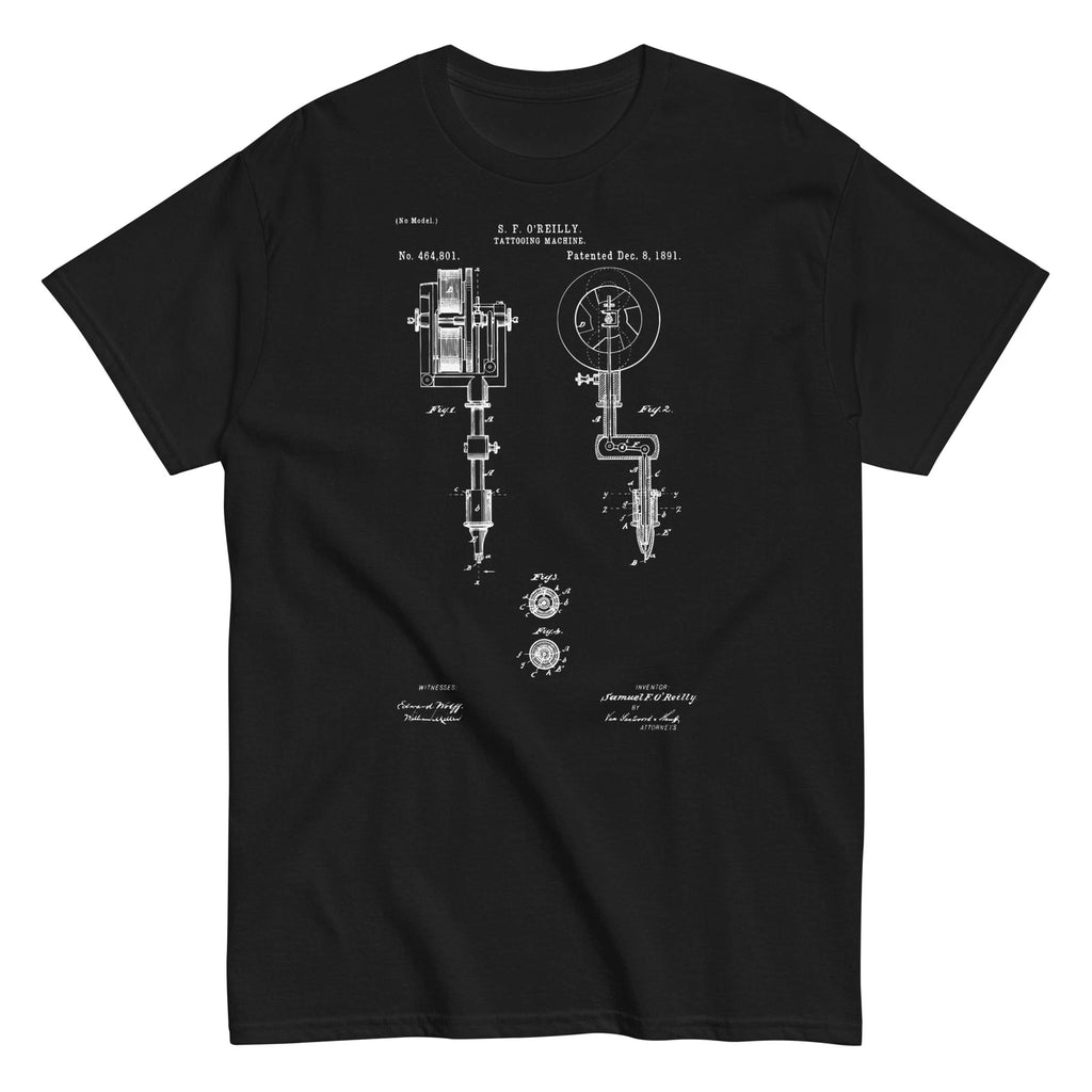 1891 Tattoo Machine US Patent Unisex Сlassic T-Shirt