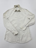 GUESS Men White Surf Button-Up Slim Fit Shirt Long Sleeve Size M Used