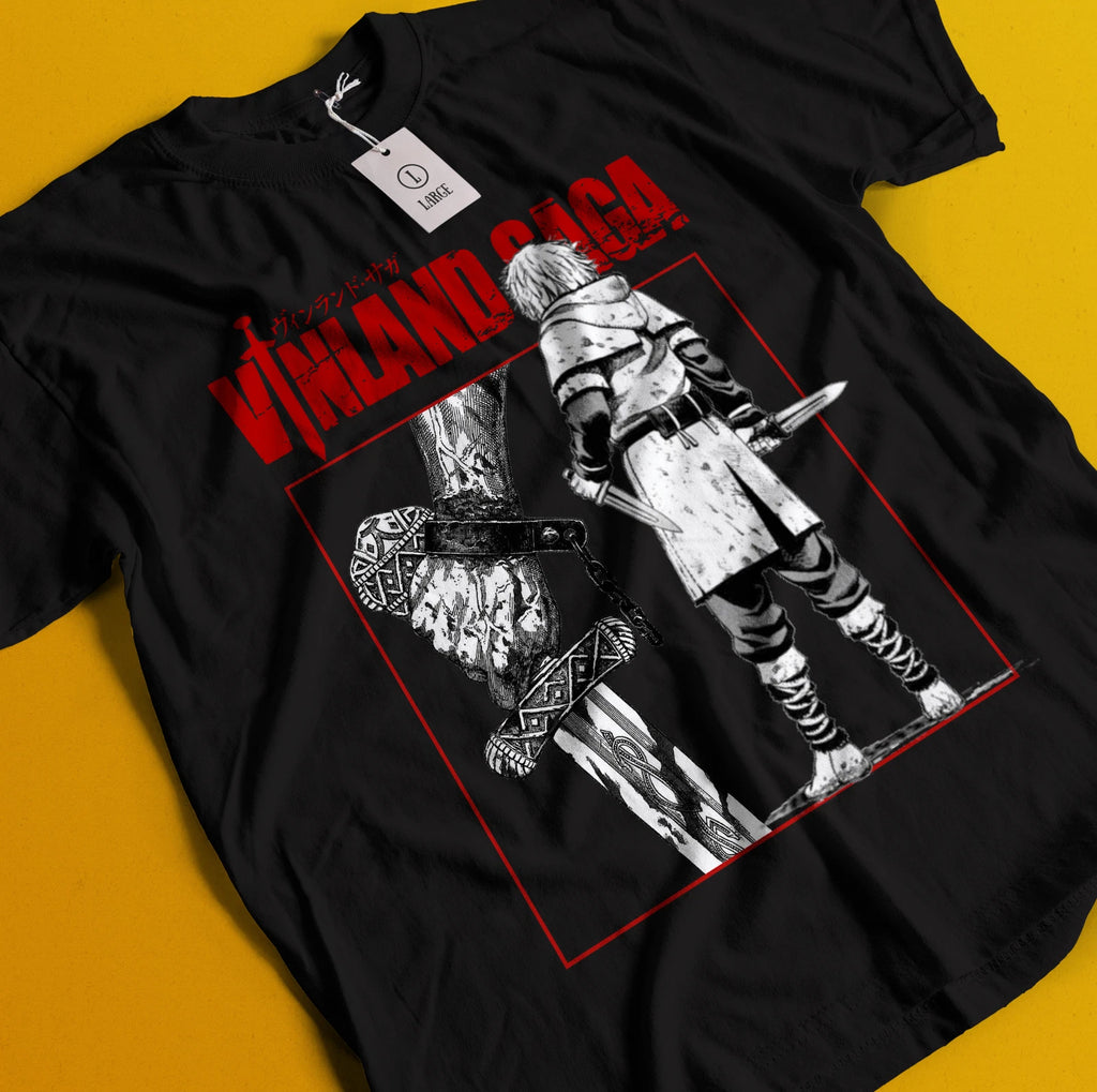 Vinland Saga T-Shirt Thorfinn Shirt Askeladd Tshirt Thorkell Warrior Tee Anime