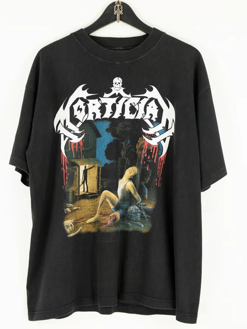 1999 MORTICIAN - CHAINSAW DISMEMBERMENT Vintage T-Shirt Reprint