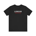 London Tshirt, London t-shirt. Unisex Jersey Short Sleeve Tee