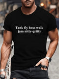 Tank Fly Boss Walk Jam Nitty-Gritty T-Shirt Rave Music Lovers Retro Unisex Top