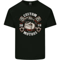 Bulldog Custom Motorcycle Motorbike Biker Mens Cotton T-Shirt Tee Top