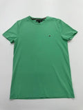 Tommy Hilfiger Men Green Slim Fit Organic Cotton Tee Shirt Size M