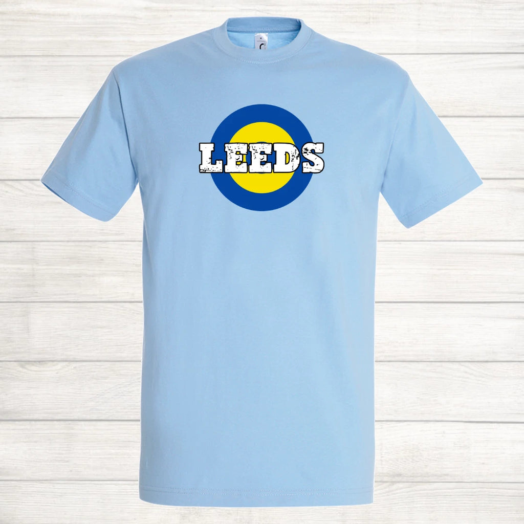 Leeds United Football Shirt Roundal Yorkshire Marching on Together LUFC T Shirt