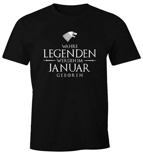 True Legends Are Born In Men's T-Shirt Fun Shirt Moonworks®