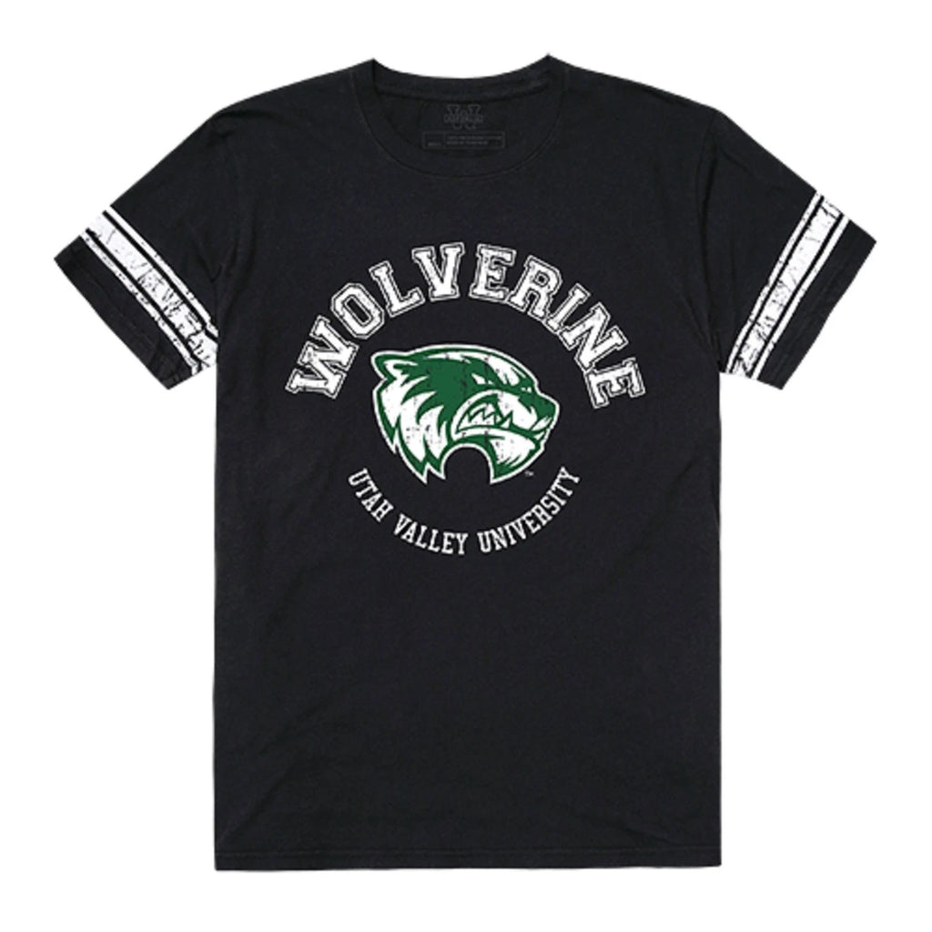 Utah Valley University Wolverines NCAA Cotton College Football T-Shirt S - 2XL