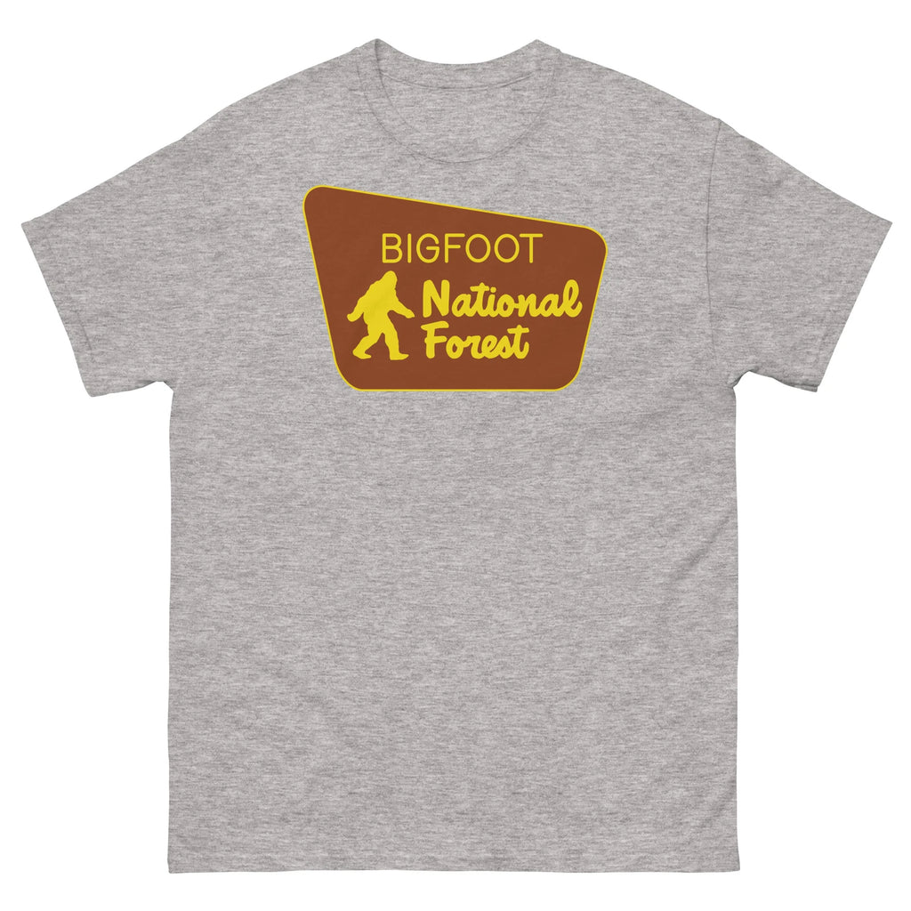 Bigfoot National Forest Sasquatch Cryptid Monster Legend Men's Classic Tee