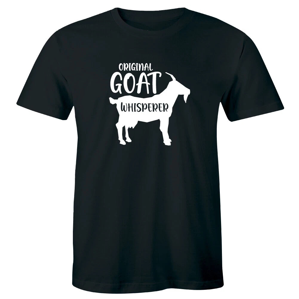 Original Goat Whisperer Men's T-Shirt Funny Cute Farm Animal Gift Idea
