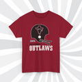 Oklahoma Outlaws 1984 USFL Vintage Football Cardinal T-Shirt - Sooners