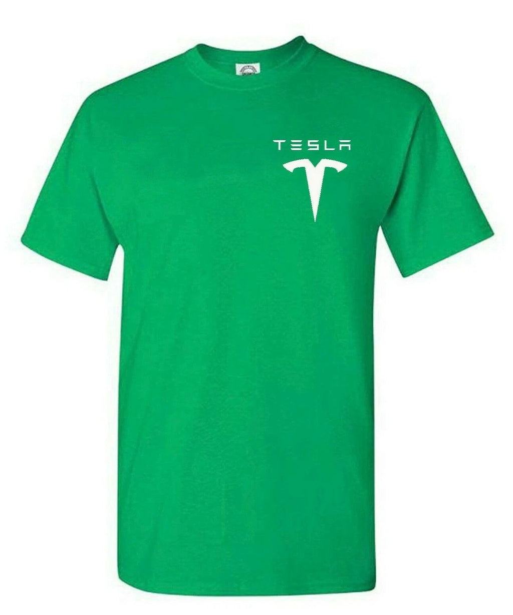Tesla Motors Emblem T-Shirt New Unisex 9-Colors Cotton T- Shirts