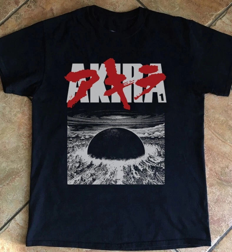 Shirt Akira 1989 Game Anime Movie Japan, Short Sleeve, anime TE6478
