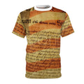 Historical Unisex Tee, Constitution Art Shirt, Unique Graphic Top, Vintage Style