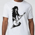 Joan Jett Guitar T-Shirt Blackhearts Gildan Softstyle Tshirt Punk Runaways tee