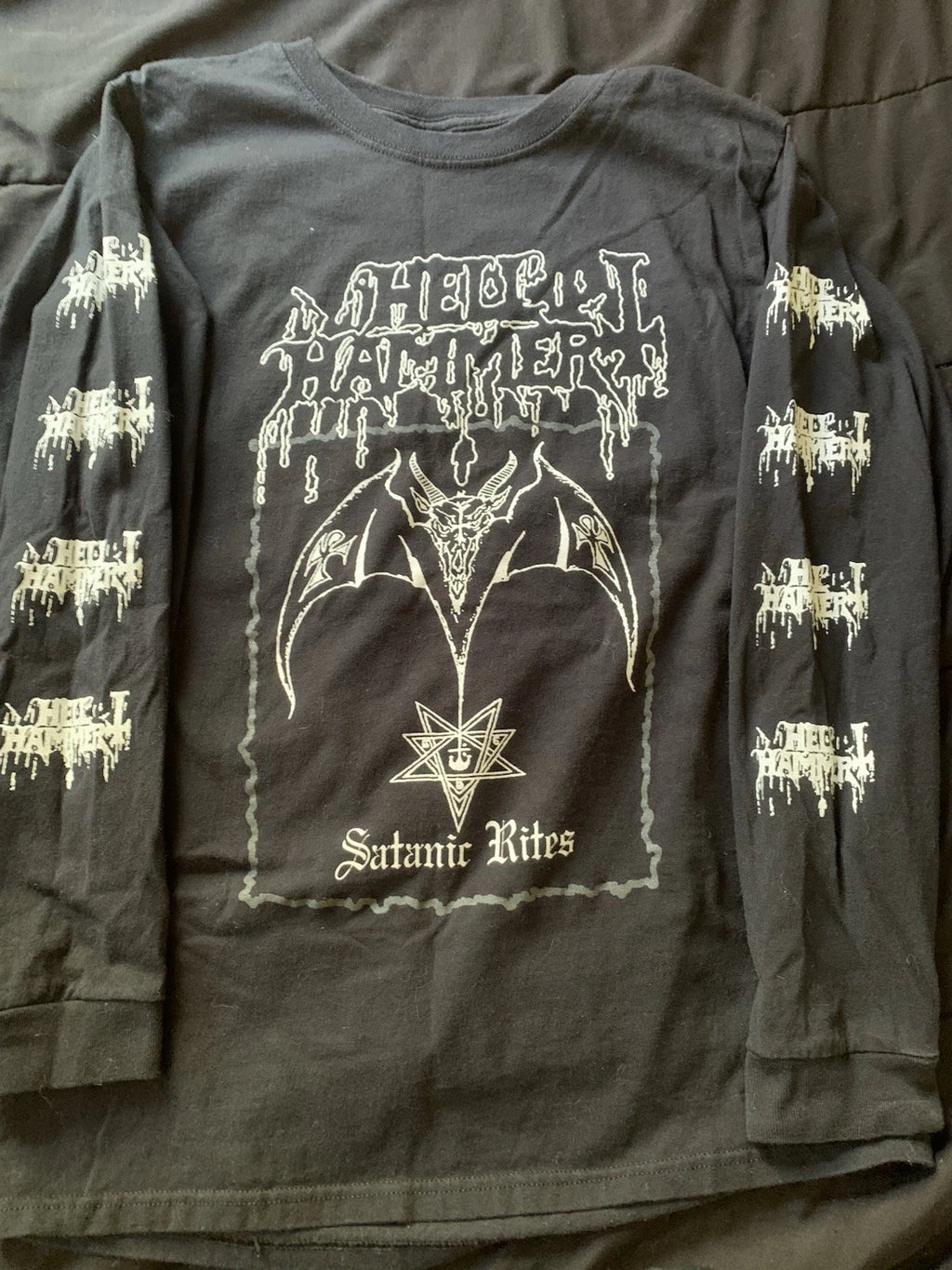 Hellhammer Satanic Rites Long-Sleeve Shirt Men’s Medium